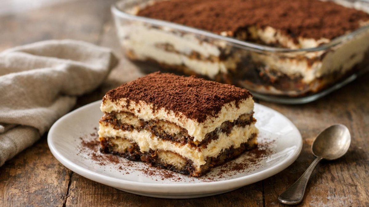 Un piatto di tiramisù